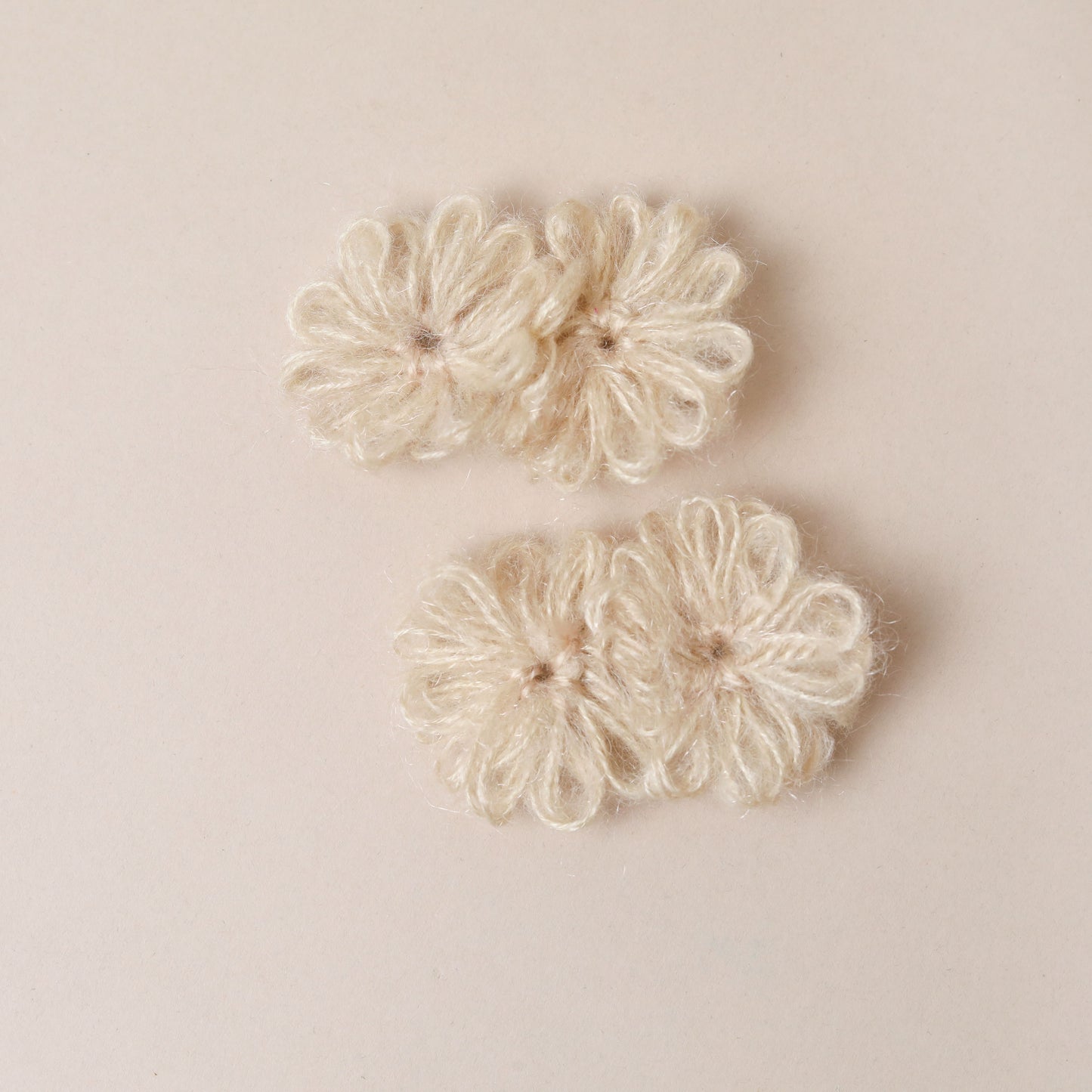 Bloom Textured Clips (pair)