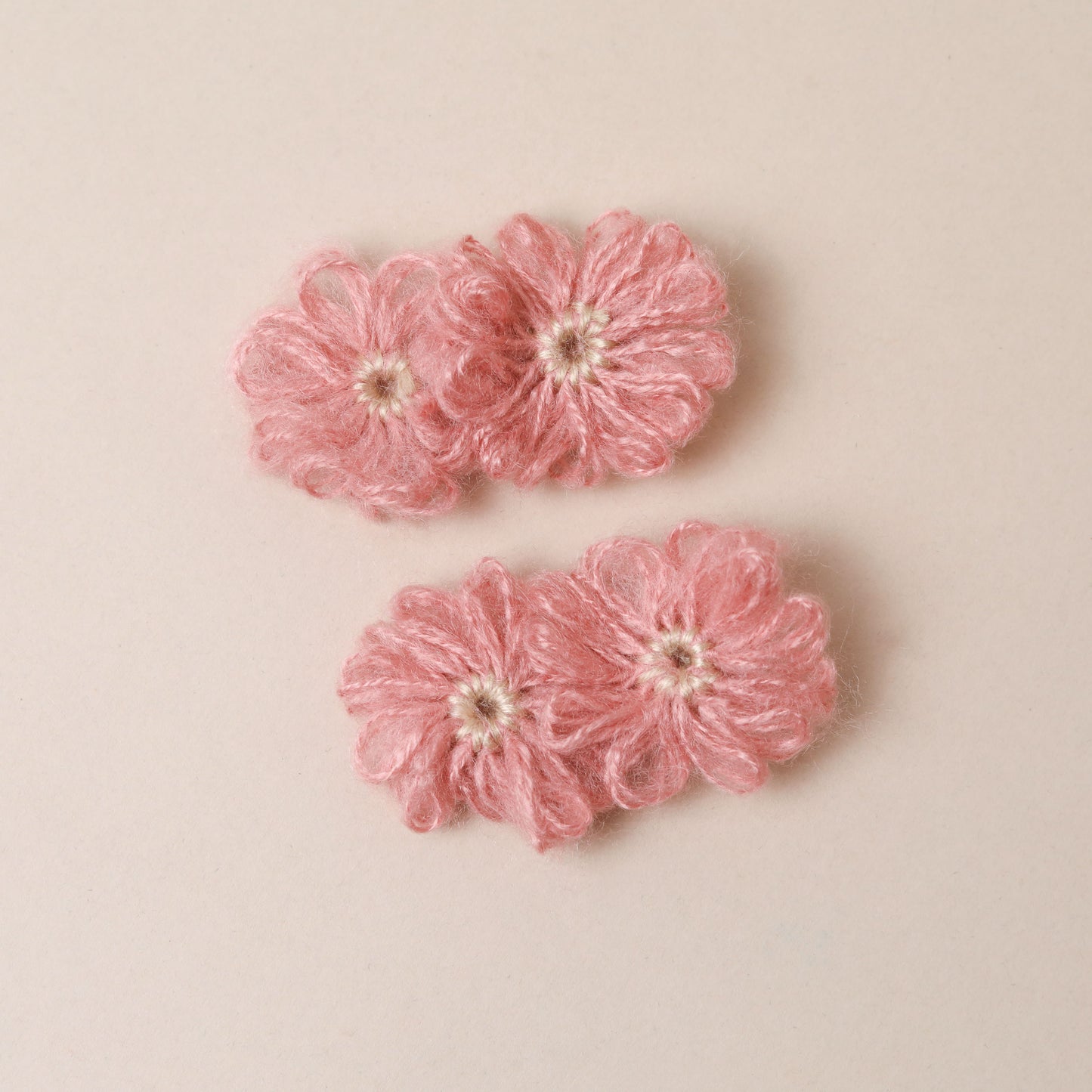 Bloom Textured Clips (pair)