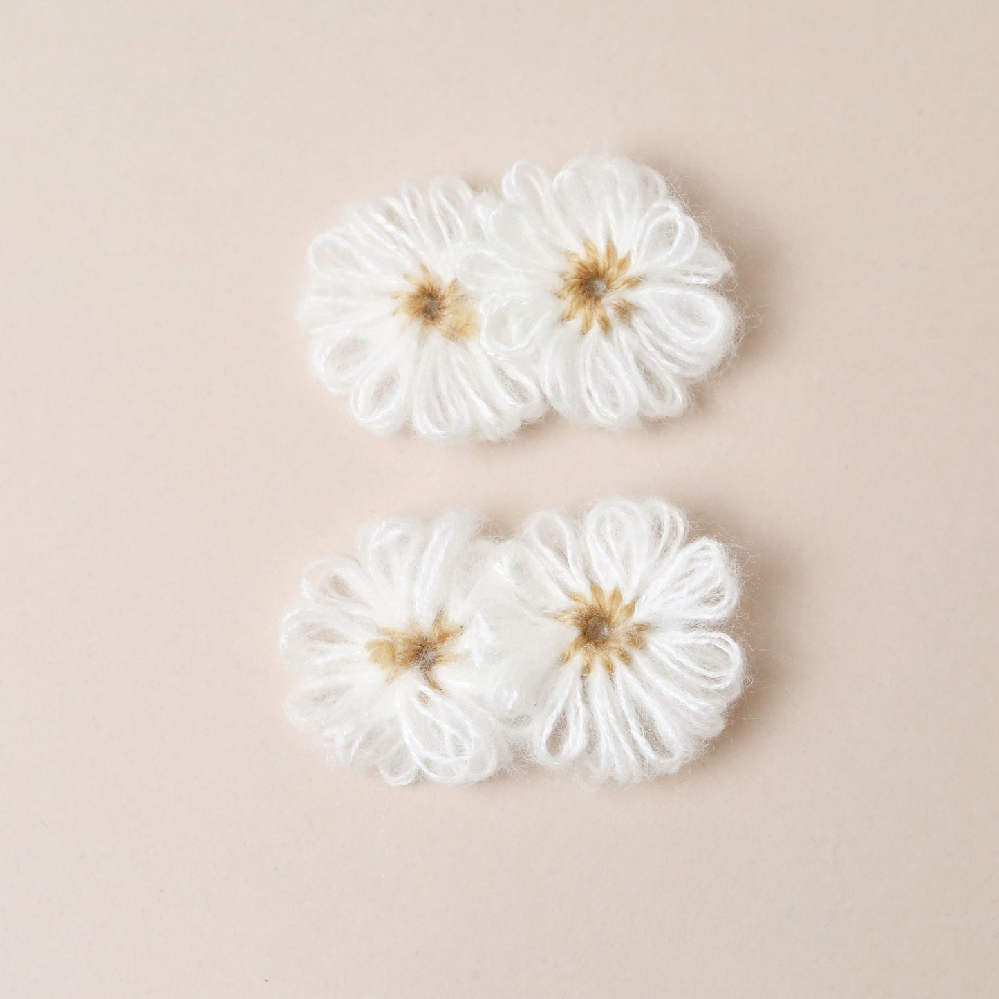 Bloom Textured Clips (pair)