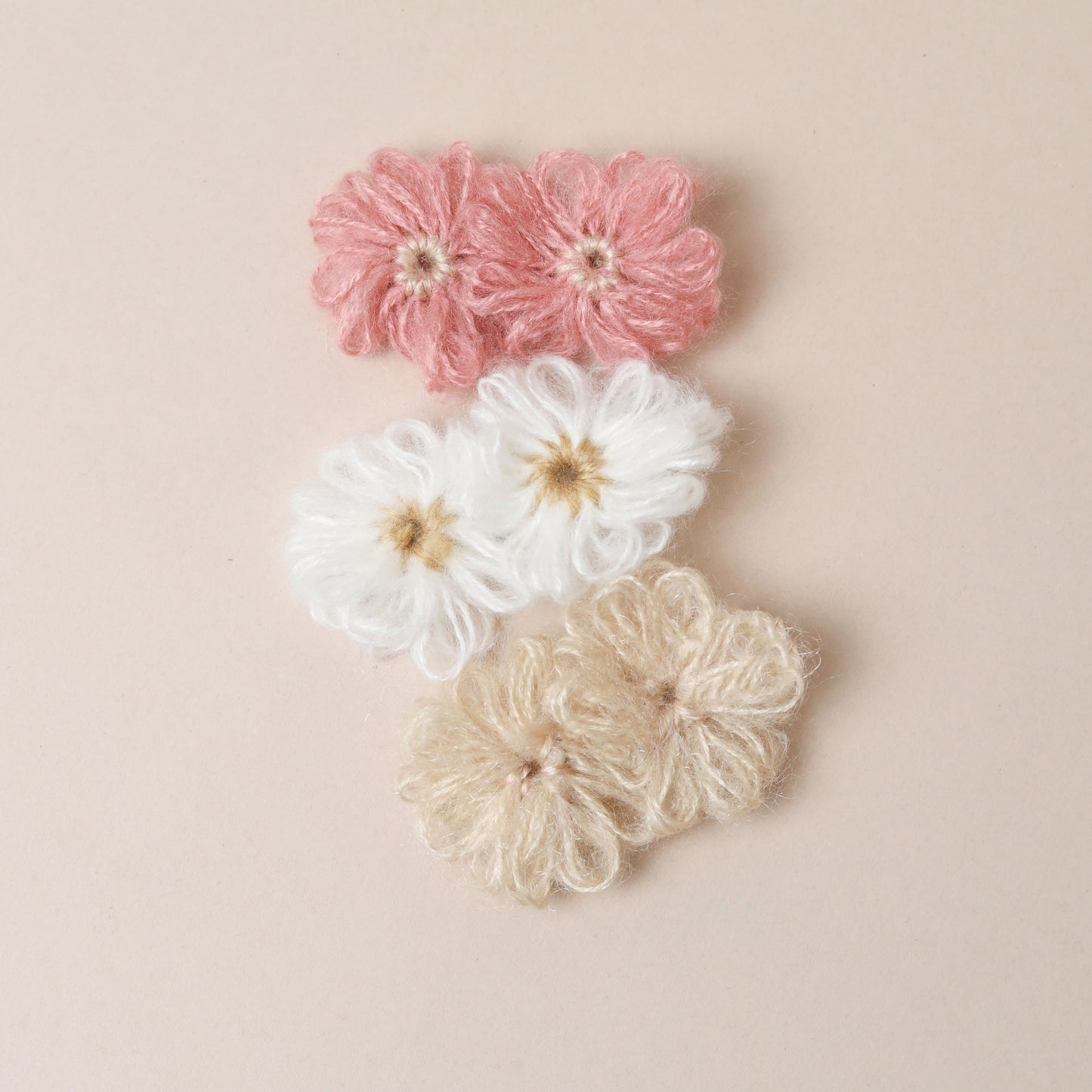 Bloom Textured Clips (pair)