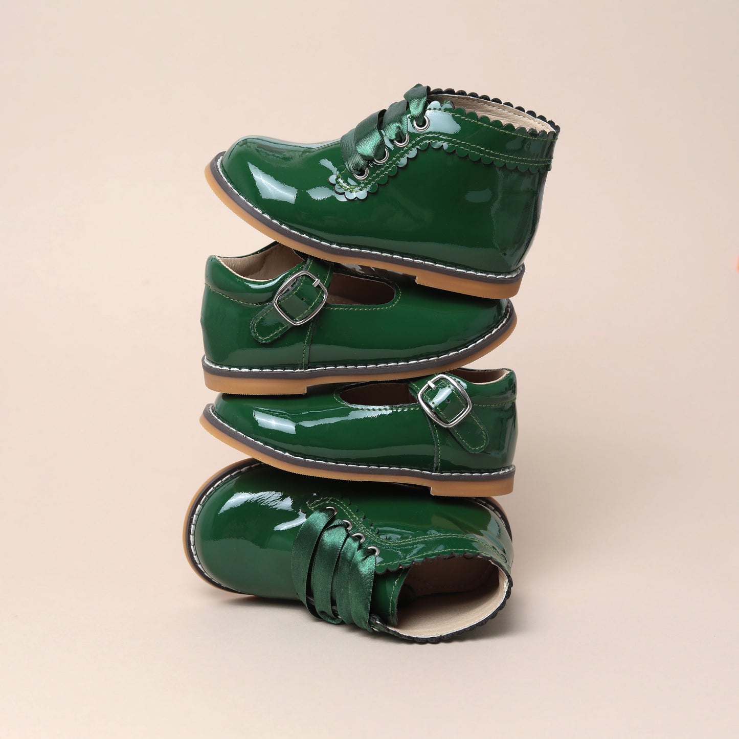 Nova Boots - Green Patent