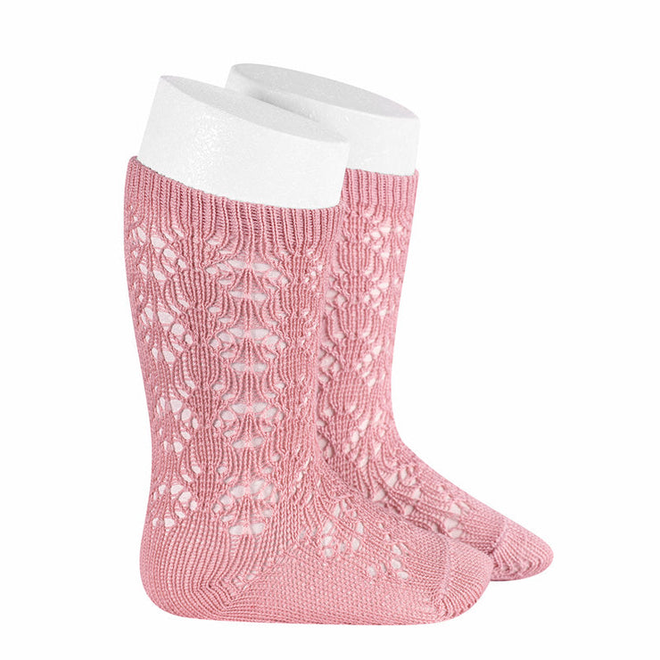 Condor Geo Knee Socks - Pink