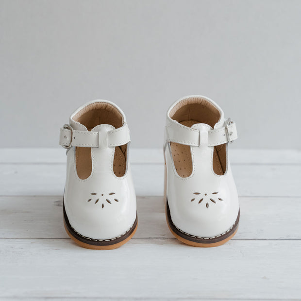 Clara T Bars - Patent White