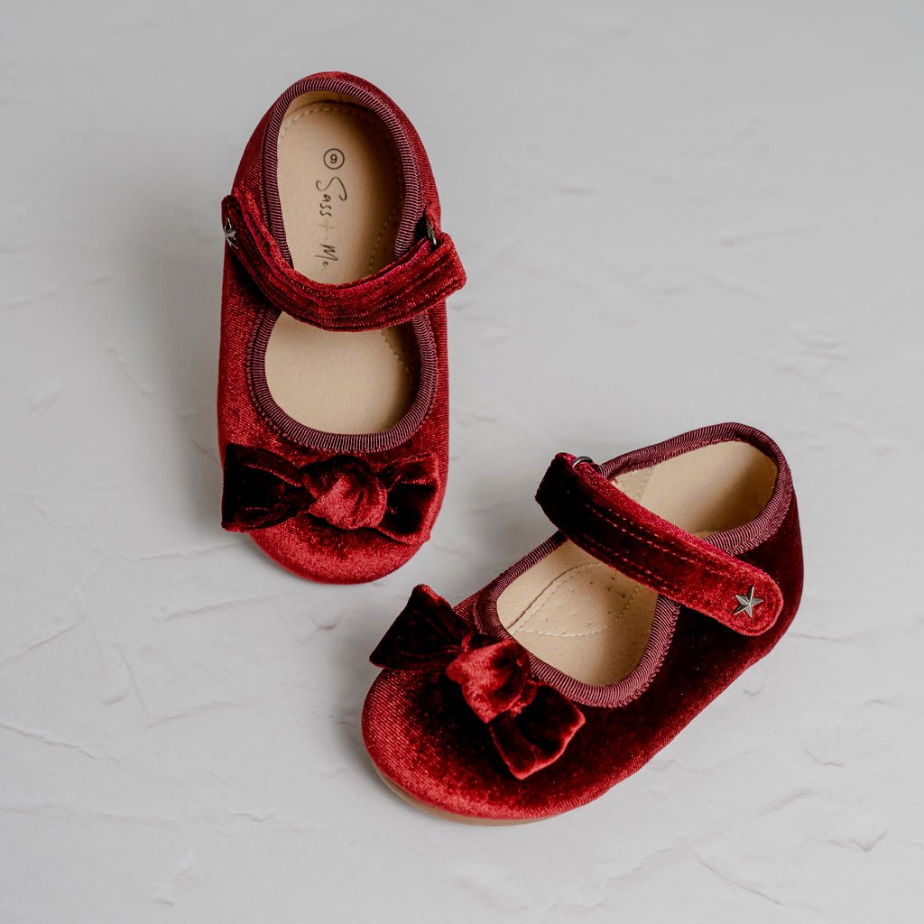 Slippers - Velvet Red