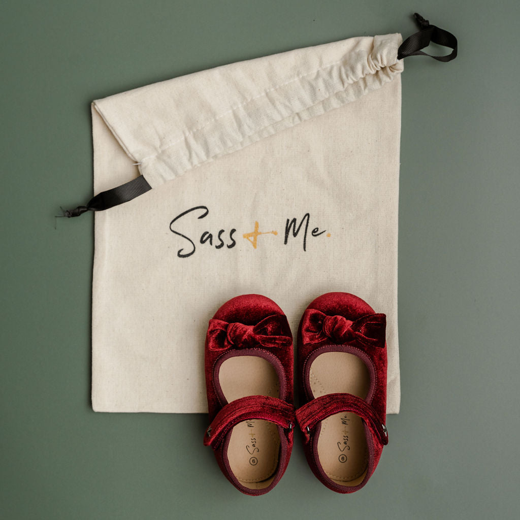 Slippers - Velvet Red