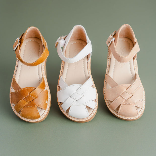 Tan baby girl sandals sale
