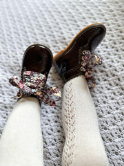 Brown Floral Laces