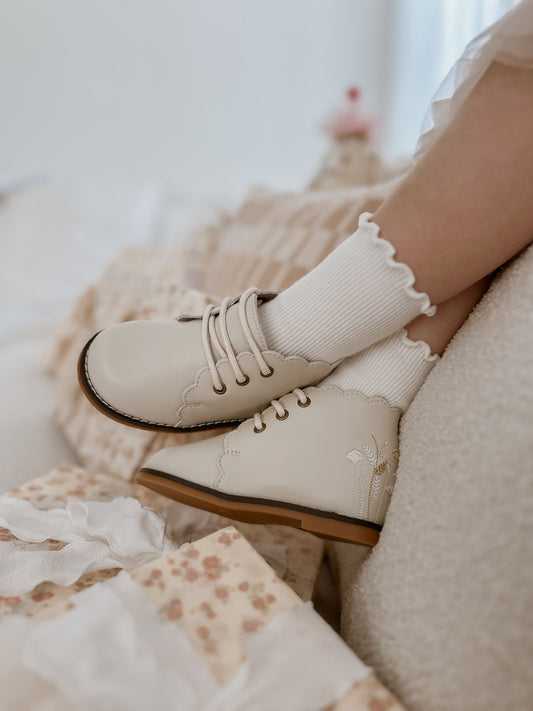 Bloom Mia Ankle Boots - Smooth Nude