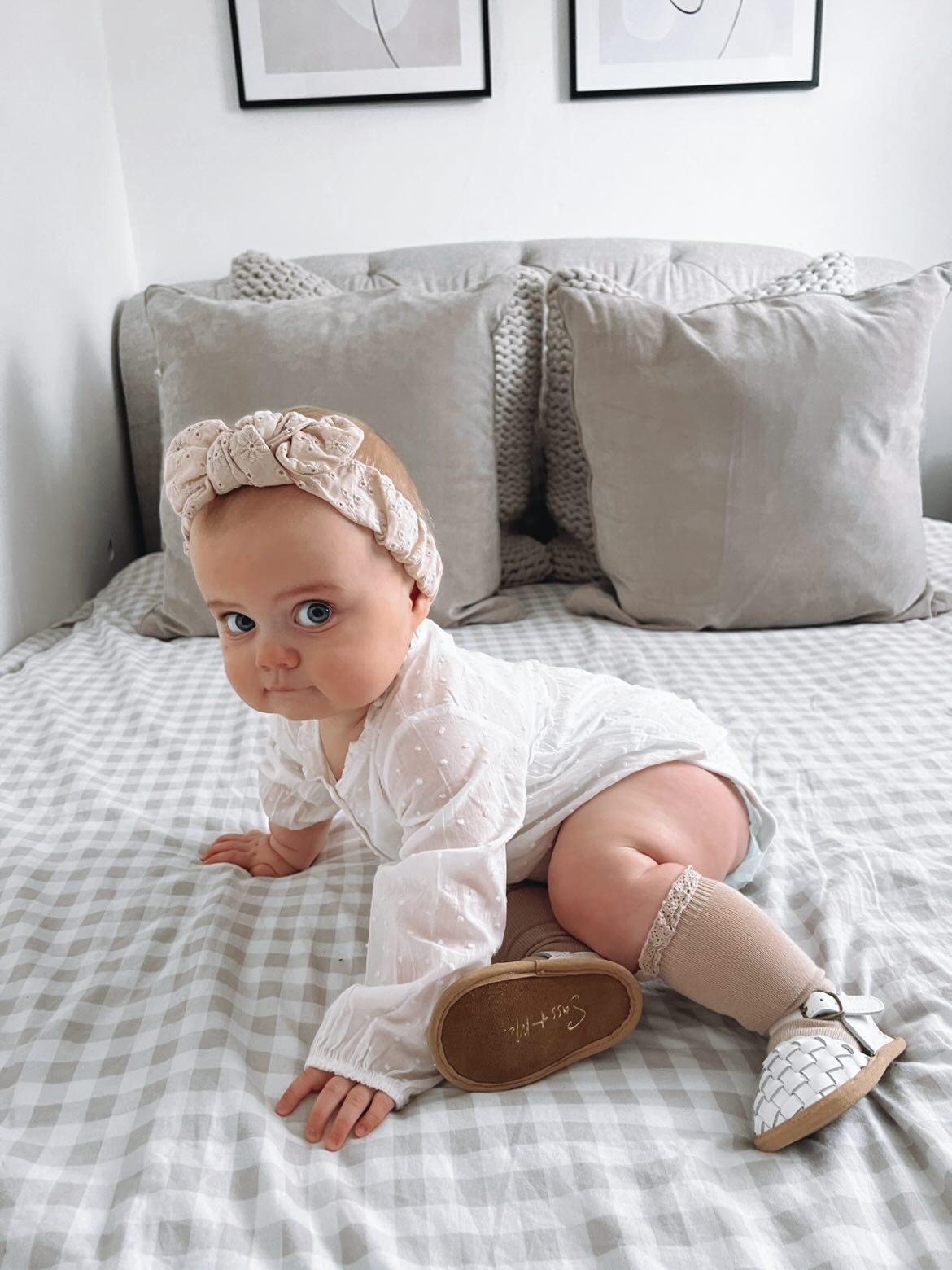 Blake Weave Sandals - White