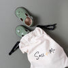 Scallop T Bars - Patent Green
