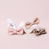Leather Individual Hair Bows (Clips)