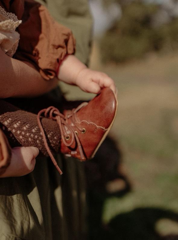 Bloom Mia Ankle Boots - Smooth Tan