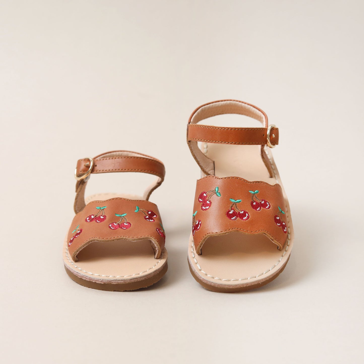 Cherry Sandals - Tan