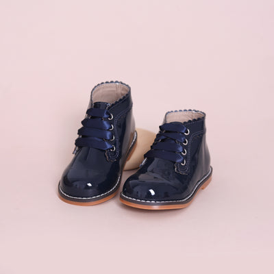 Nova Boots - Navy Patent