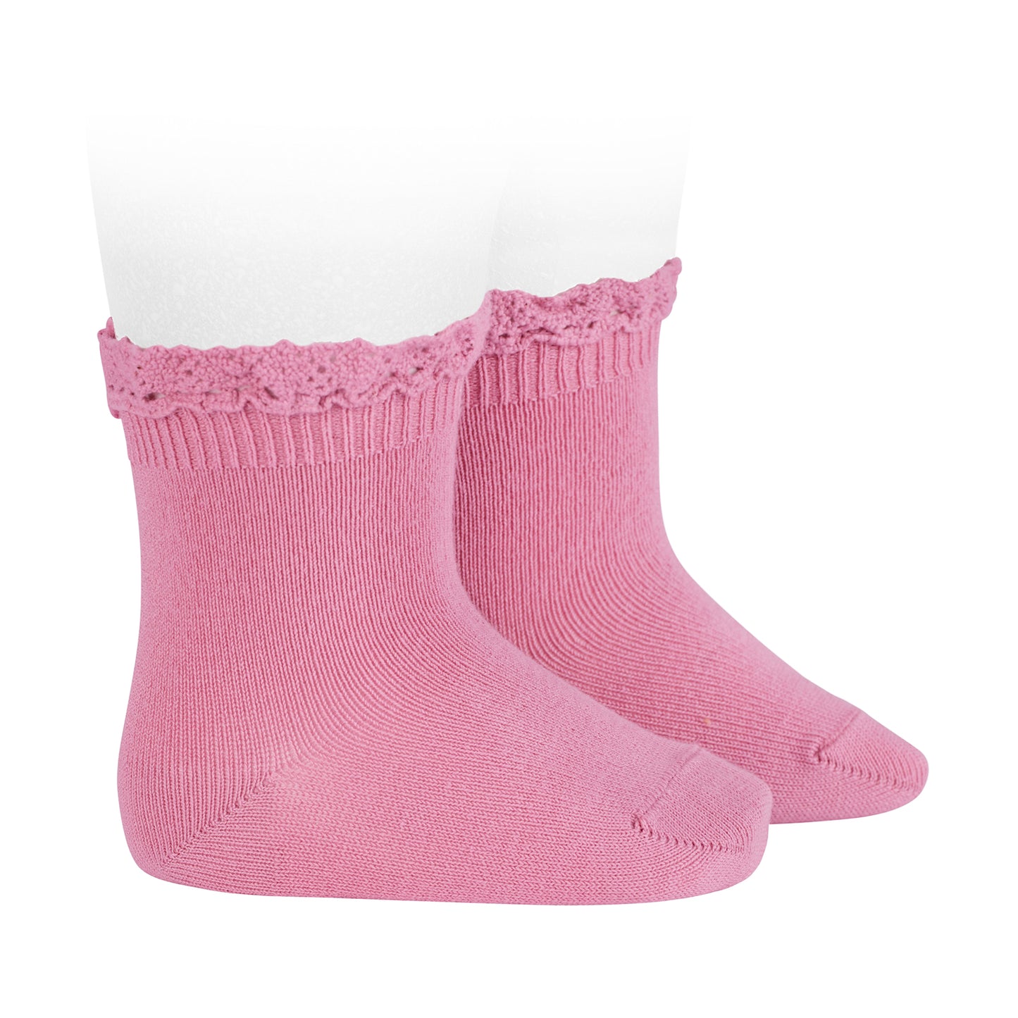 Condor Lace Edging Ankle Socks - Tamarisk