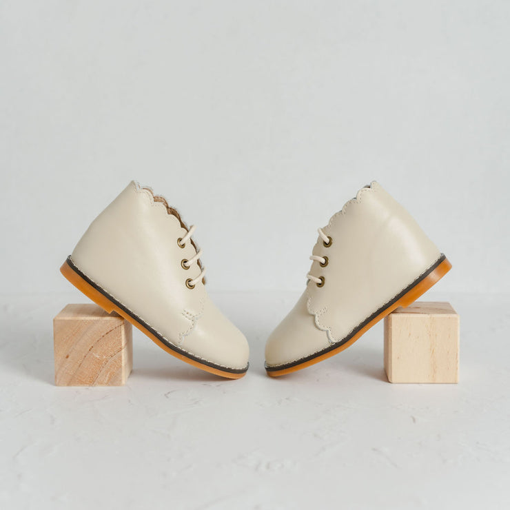 Mia Ankle Boots - Smooth Nude