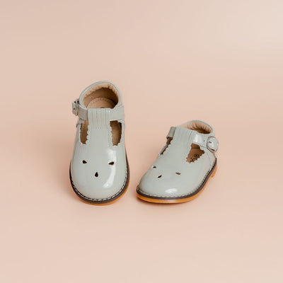 Scallop T Bars - Aqua Patent