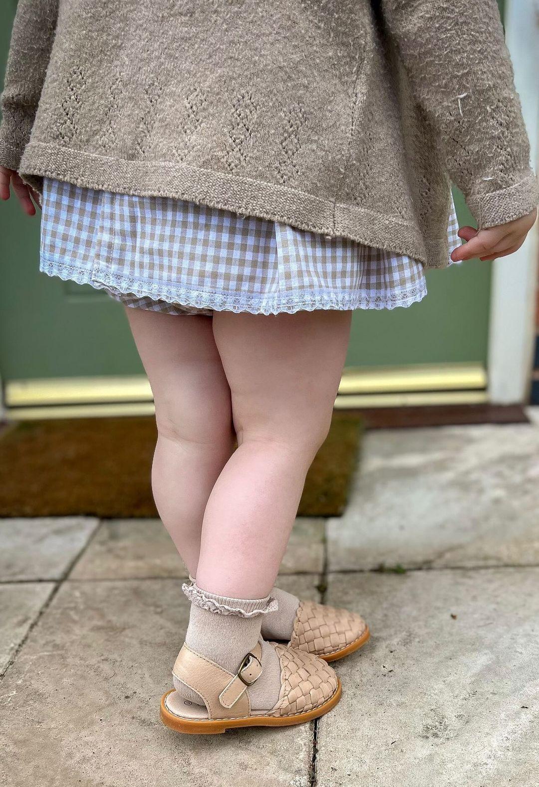 Blake Weave Sandals - Nude