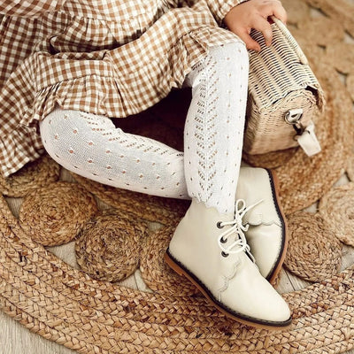 Mia Ankle Boots - Smooth Nude