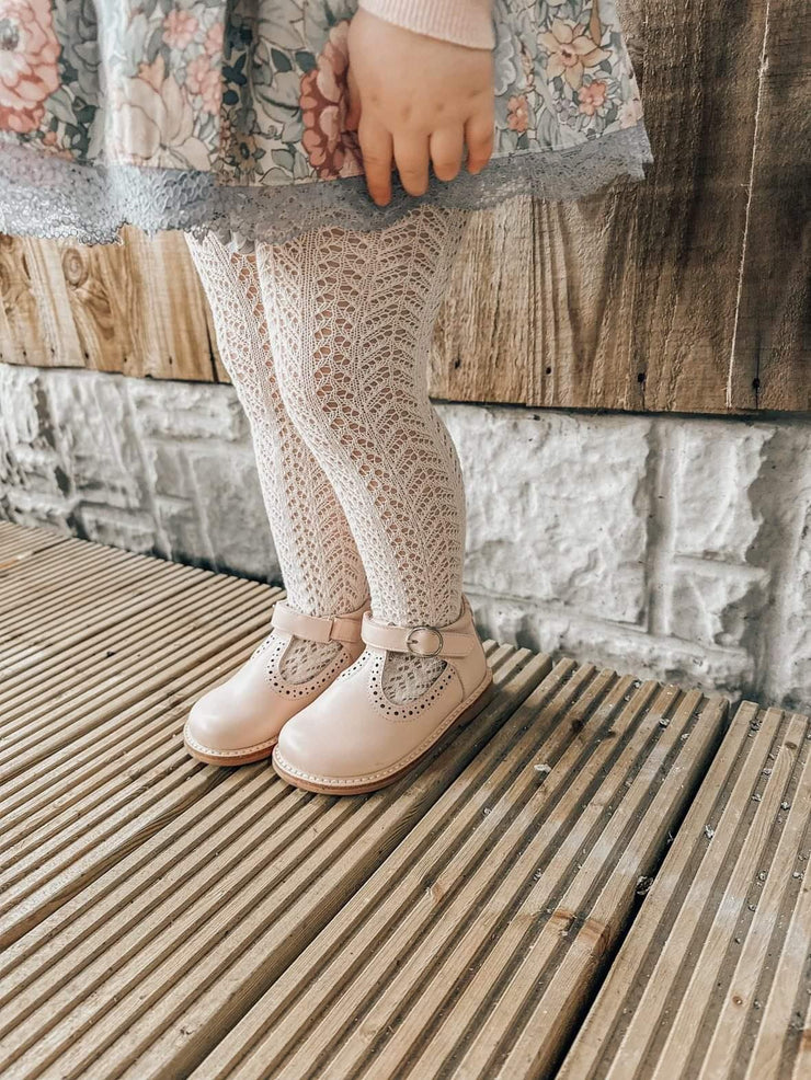 Brogue T Bars - Old Rose