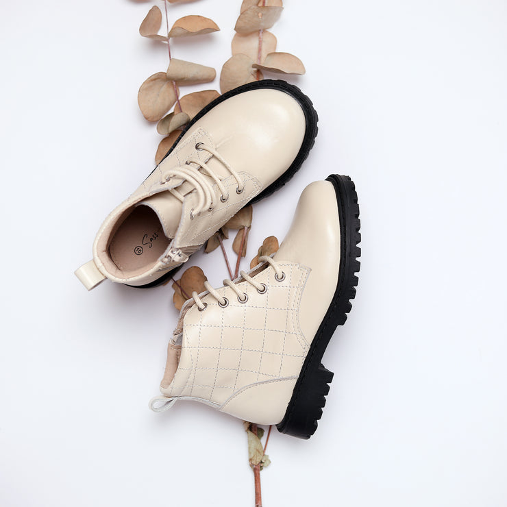 Harriet Boots - Cream