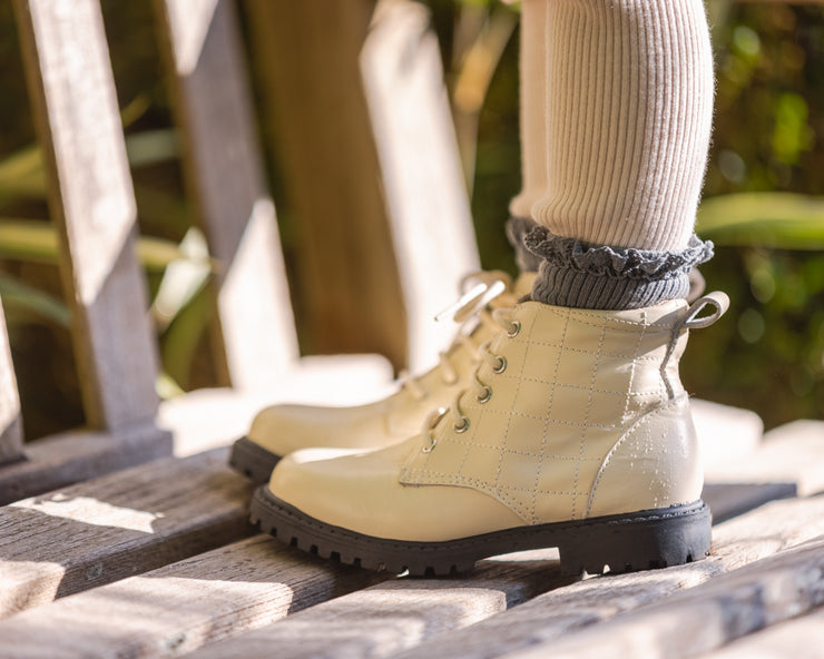 Harriet Boots - Cream